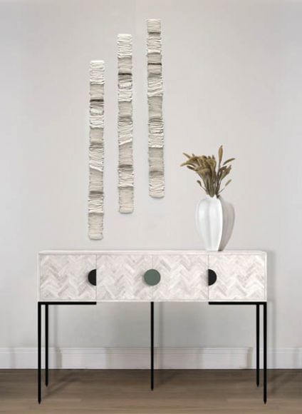 Centi Layered and textured wall sculpture