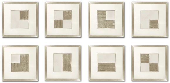 Asti Textured art in machine frames