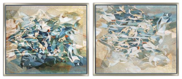 Flock in deluxe handmade frames.