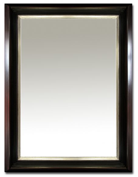 Jet - Mirror in a deluxe handmade frame