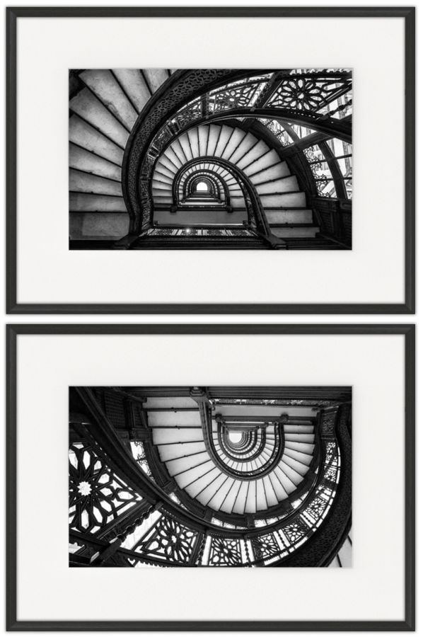 Going Down: Photographic print in a standard factory frame