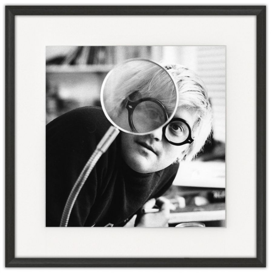 David Hockney: Photographic print in a standard factory frame