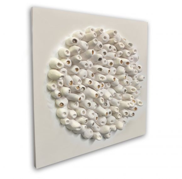 Barnacle textured panel -50 x 50