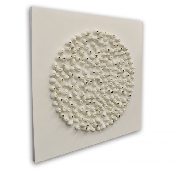 Barnacle textured panel -90 x 90