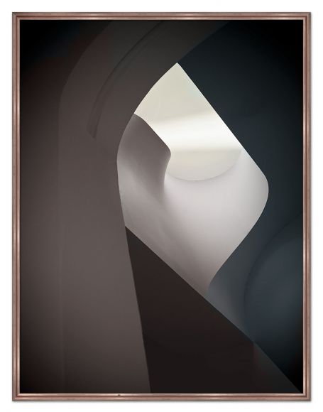 Vaults photography in a standard factory frame.