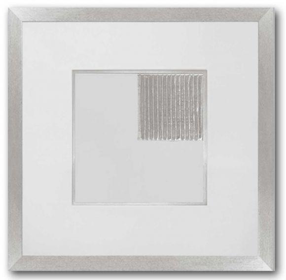 Asti 01 textured art in a machine frame
