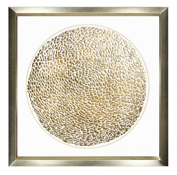 Golden Globe - Handmade leafed art