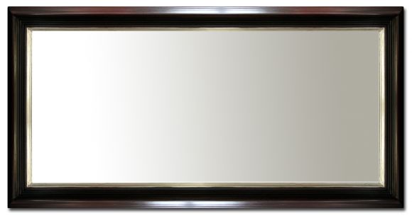 Jet - Mirror in a deluxe handmade frame