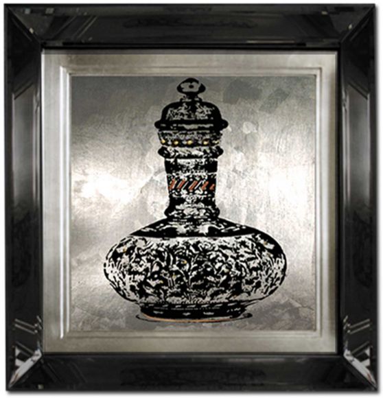 Perfume Bottles 01 in a Deluxe Mirror Frame