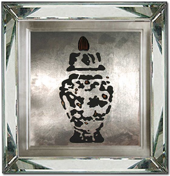 Perfume Bottles 02 in a Deluxe Mirror Frame