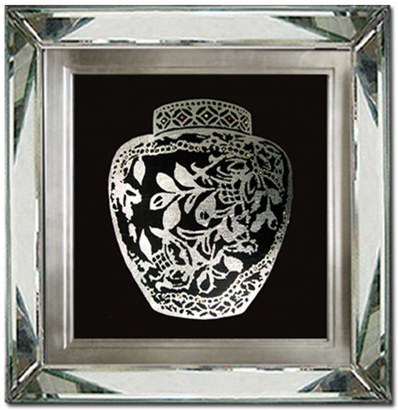 Perfume Bottles 05 in a Deluxe Mirror Frame
