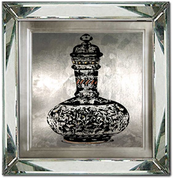 Perfume Bottles 06 in a Deluxe Mirror Frame