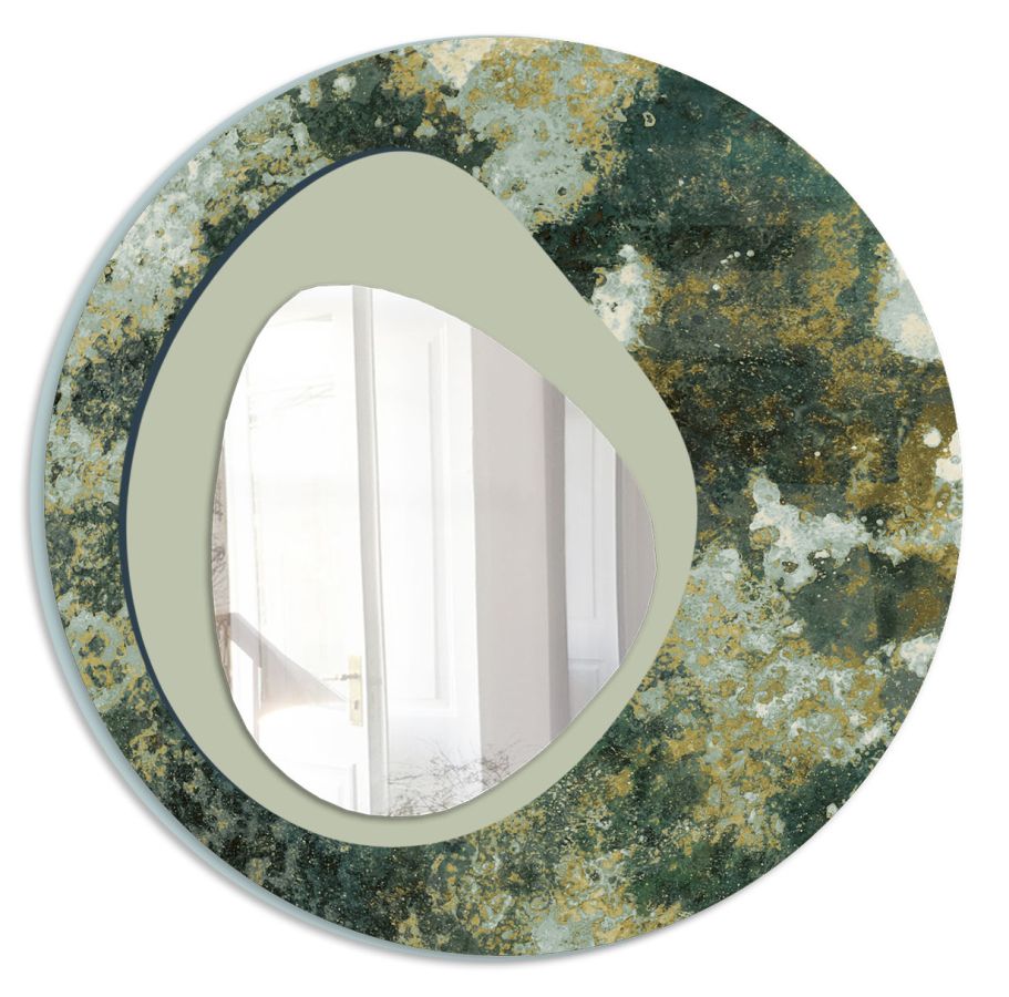 Glate 02: Mirrors with Hand-painted Glass