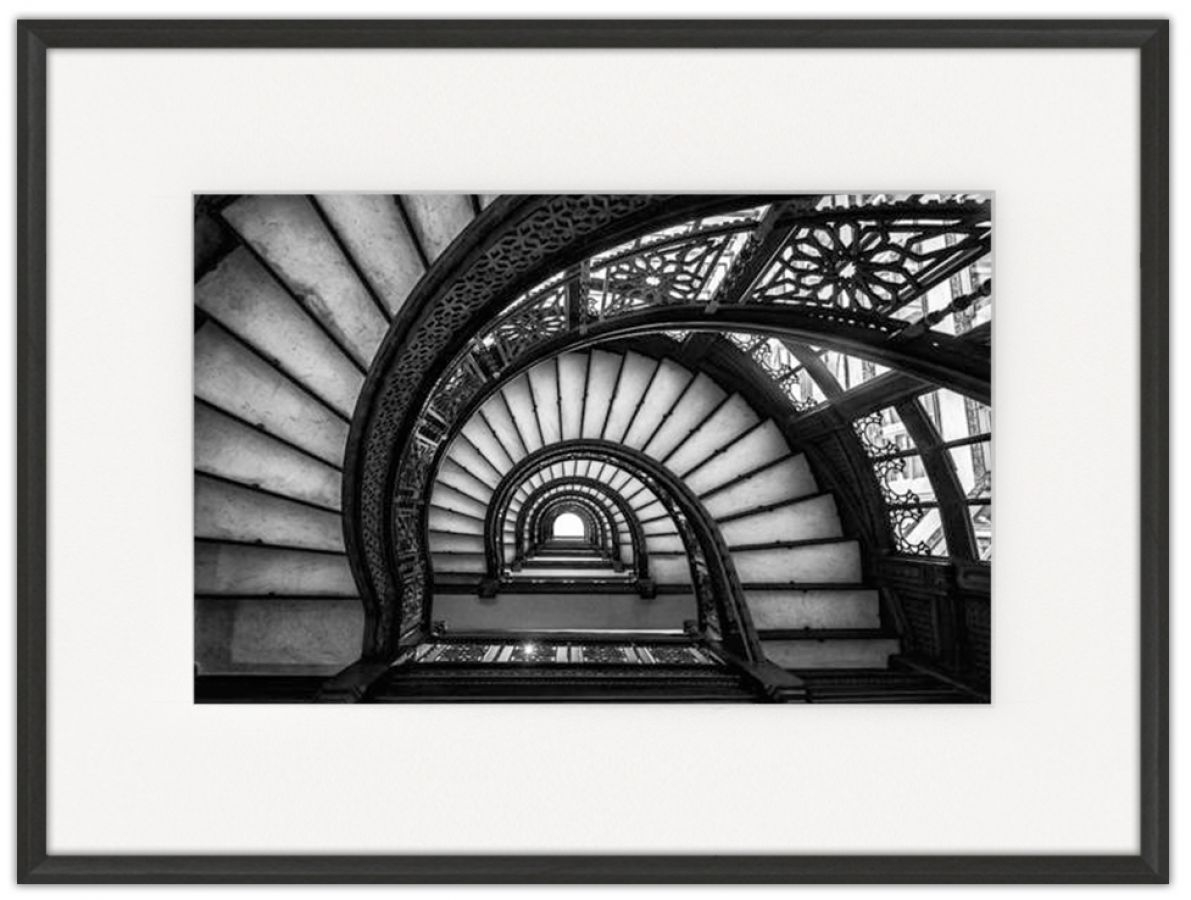 Going Down 01: Photographic print in a standard factory frame