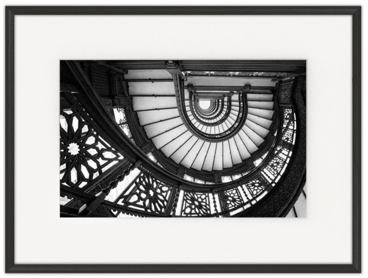 Going Down 02: Photographic print in a standard factory frame