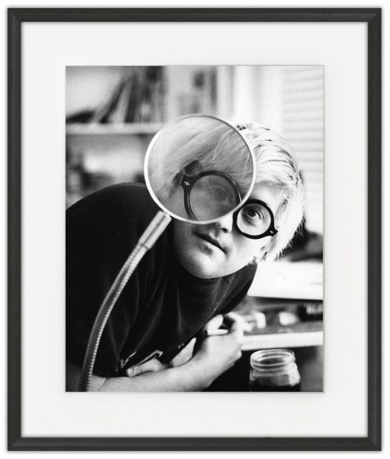 David Hockney: Photographic print in a standard factory frame