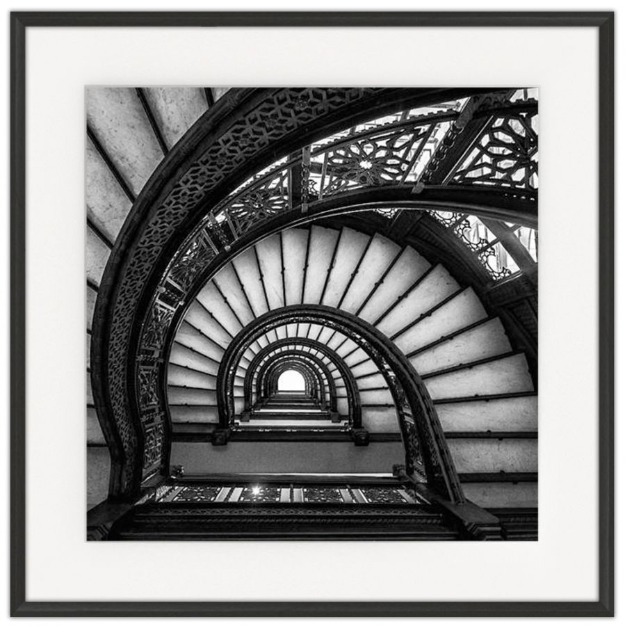 Going Down 01: Photographic print in a standard factory frame