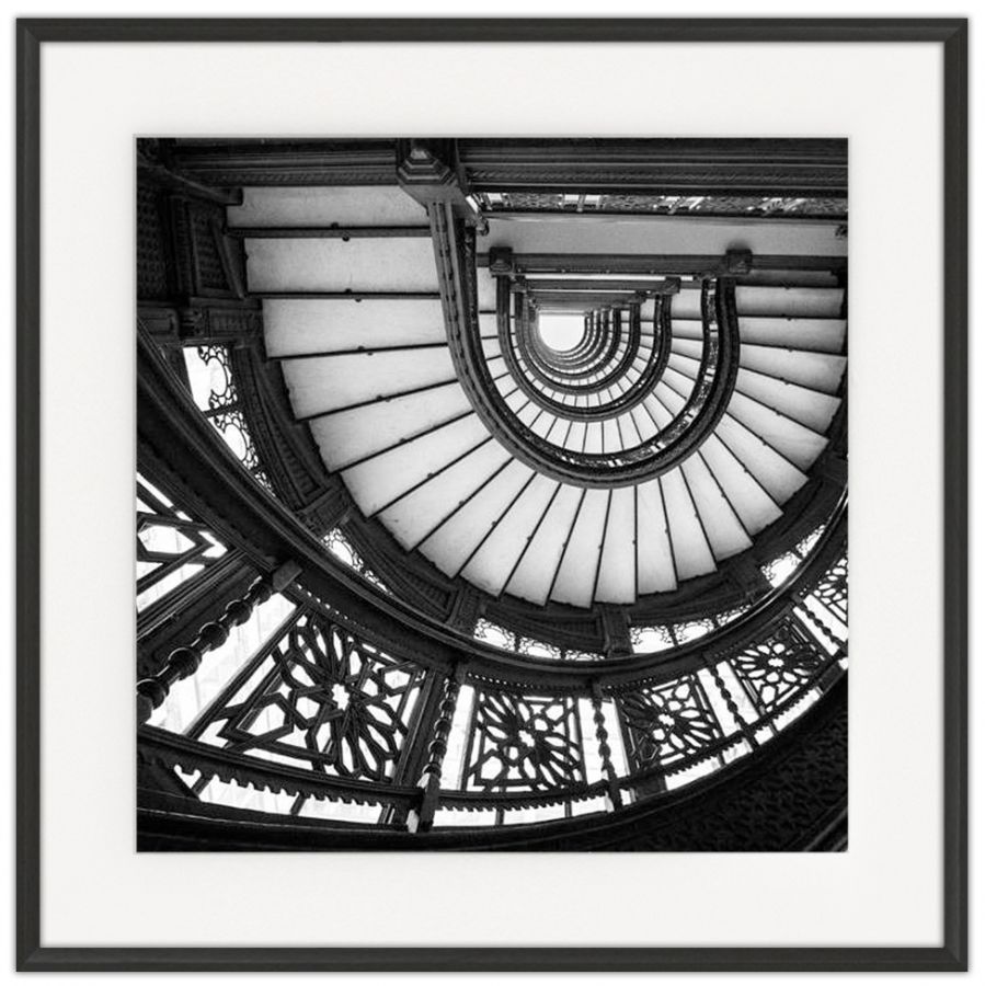 Going Down 02: Photographic print in a standard factory frame